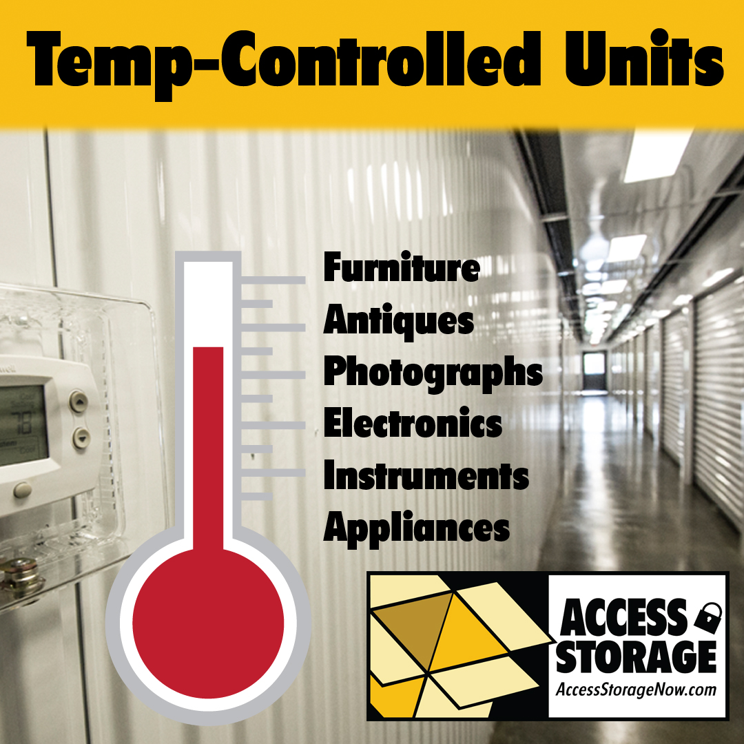 Access Storage makes moving easy with online renting of standard and temperature controlled units